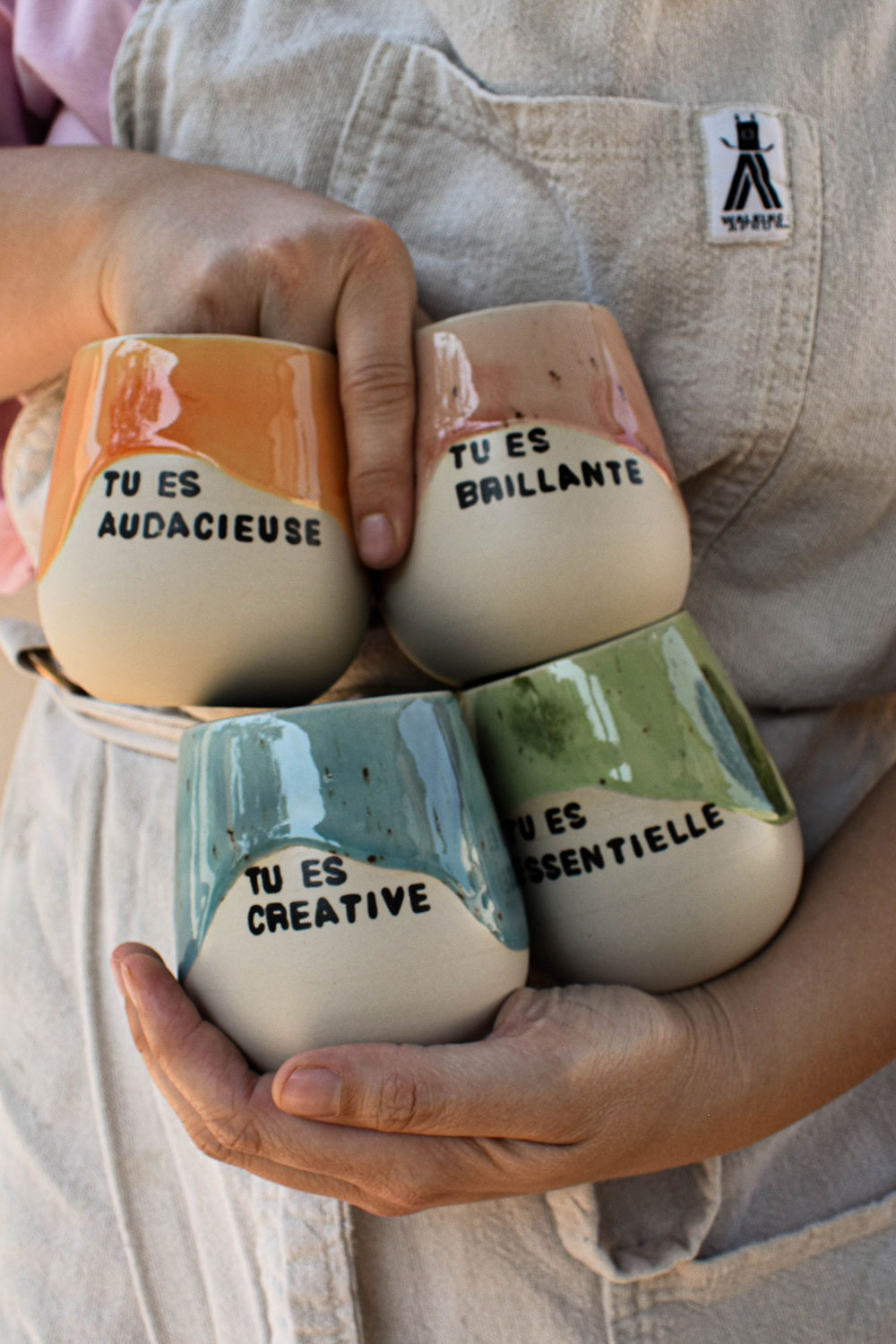 grandes tasses compliments, toutes couleurs