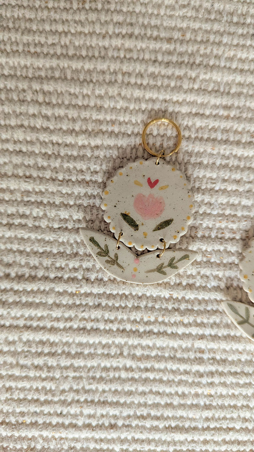 Boucles d'oreilles pâquerettes - Celiart x Lmz Océane – Image 2