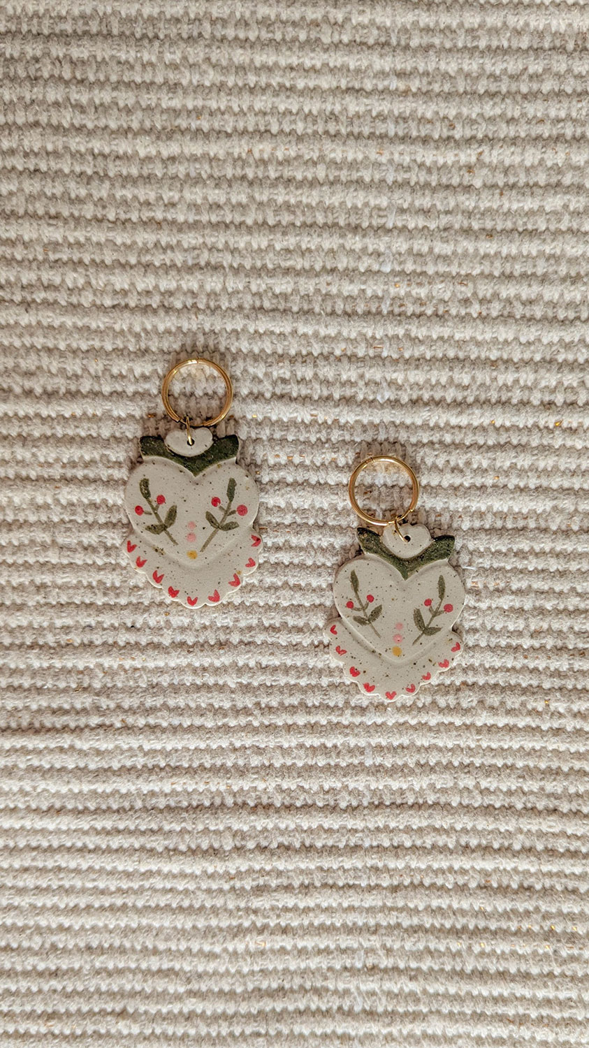 Boucles d'oreilles collerette- Celiart x Lmz Océane