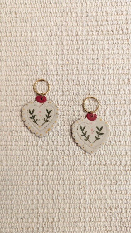 Boucles d'oreilles coeur - Celiart x Lmz Océane