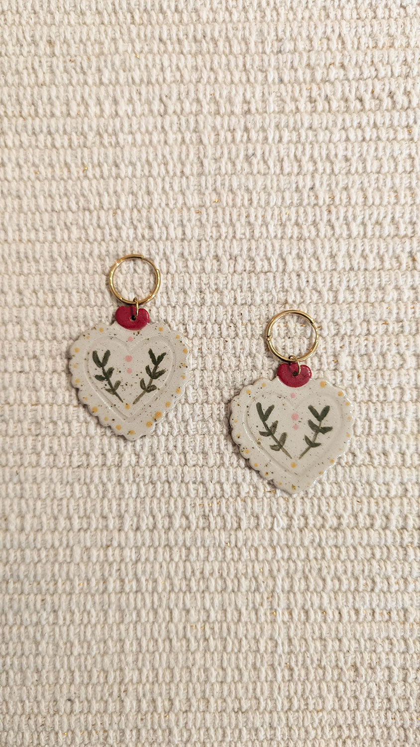 Boucles d'oreilles coeur - Celiart x Lmz Océane