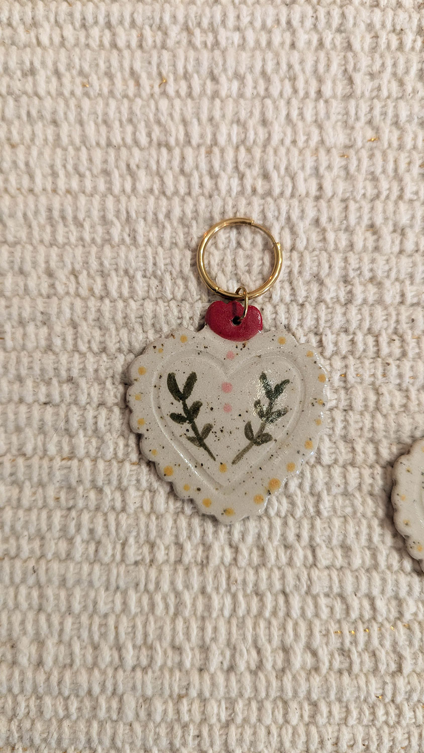 Boucles d'oreilles coeur - Celiart x Lmz Océane – Image 2