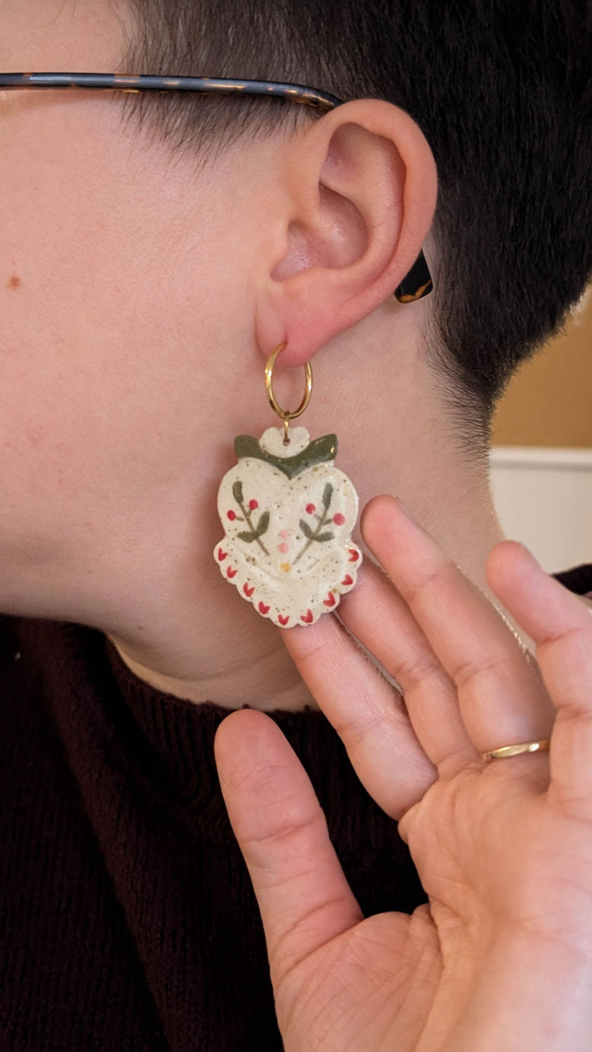 Boucles d'oreilles collerette- Celiart x Lmz Océane – Image 4