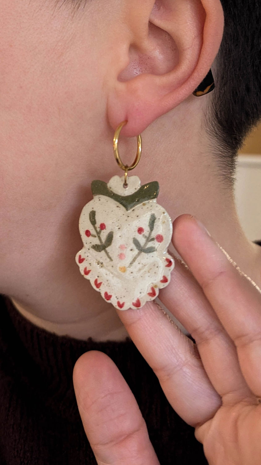 Boucles d'oreilles collerette- Celiart x Lmz Océane – Image 3